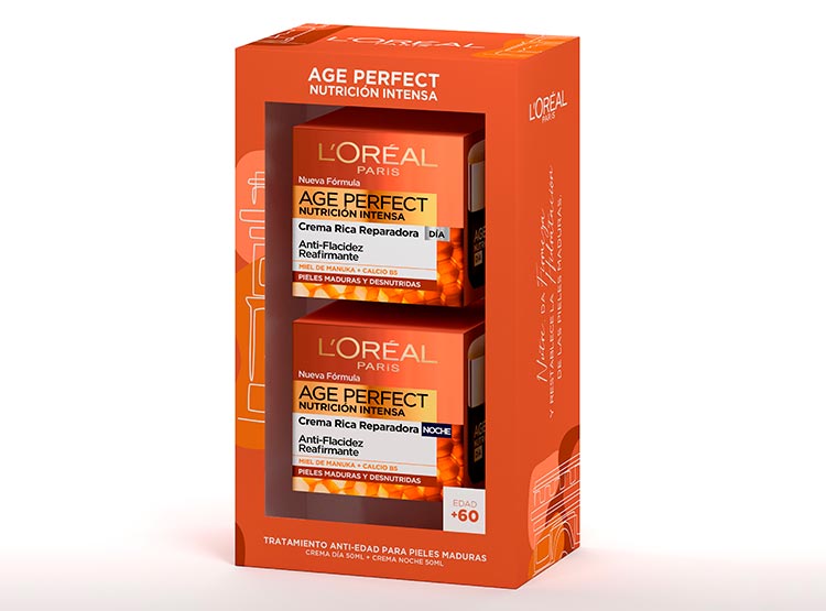 PACK ANTIEDAD LOREAL AGEPERFECT NUTRICIÓN INTENSA DÍA 50 ML + NOCHE 50 ML - 2