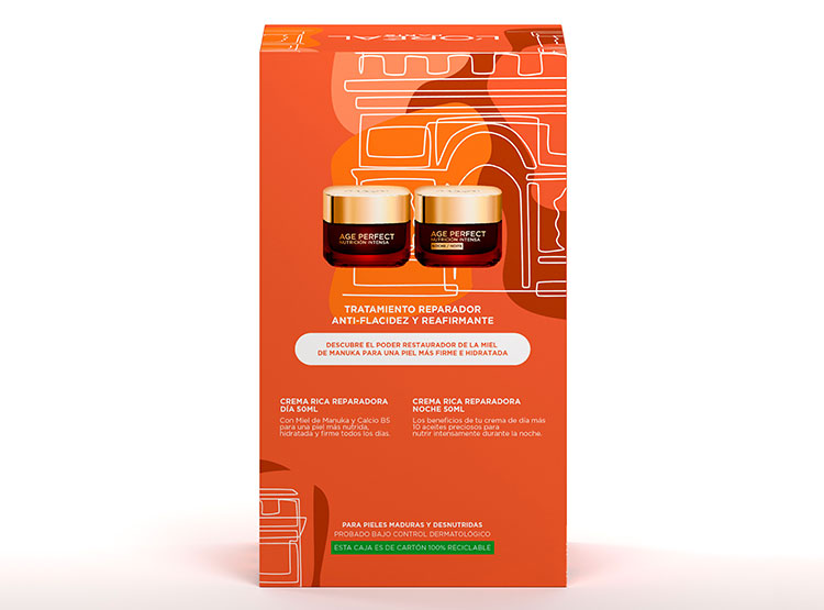 PACK ANTIEDAD LOREAL AGEPERFECT NUTRICIÓN INTENSA DÍA 50 ML + NOCHE 50 ML - 5