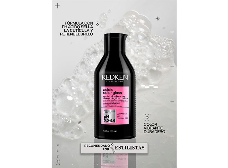 SET BRILLO INTENSO REDKEN CABELLO CON COLOR ACIDIC COLOR GLOSS SHAMPOO SIN SULFATO 500 ML + 75 ML + ACONDICIONADOR 50 ML + SPRAY ONE UNITED 30 ML - 2