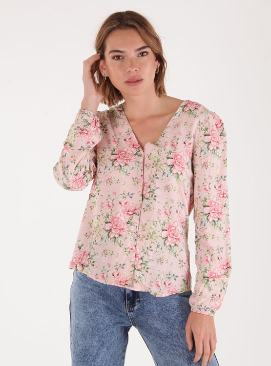 BLUSA BARBADOS ROMANTICA ESCOTE EN V - 2