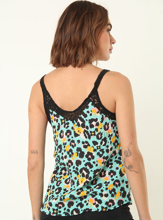 BLUSA BARBADOS FULL PRINT CON MACRAME - 2