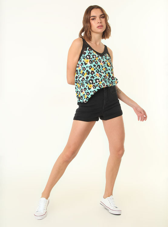 BLUSA BARBADOS FULL PRINT CON MACRAME - 4