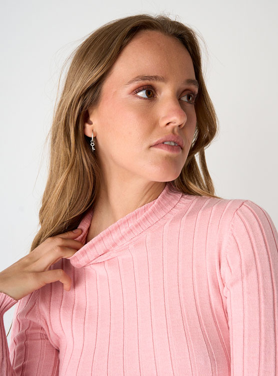 POLERA BARBADOS CUELLO ALTO TIPO JERSEY - 3