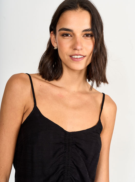 BLUSA SIN MANGAS MUJER BARBADOS RECOGIDO CENTRAL - 3