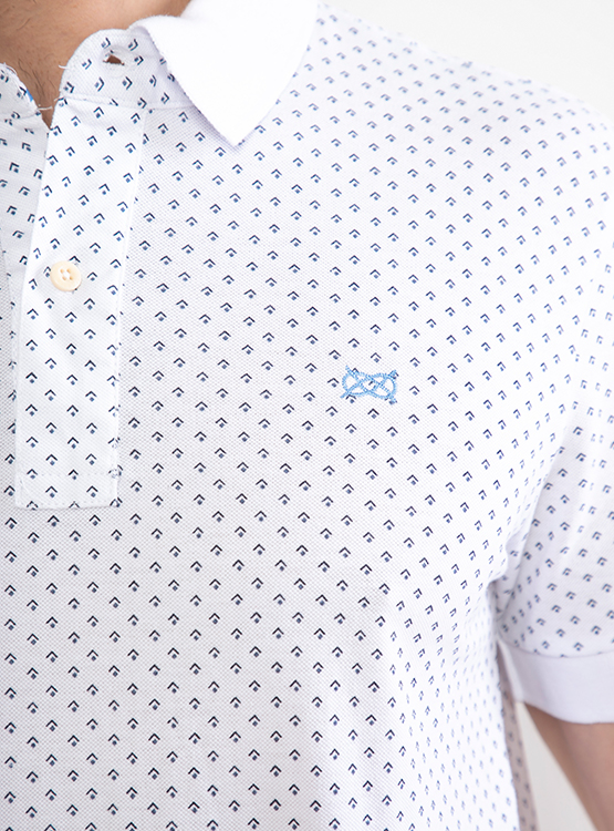 POLERA REGATTA MINI PRINT CUELLO POLO MANGA CORTA - 4