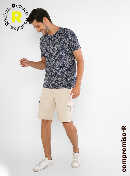 POLERA PRINT REGATTA MANGA CORTA
