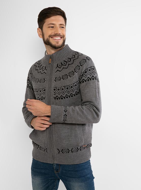 SWEATER FULL ZIPPER SHERPA ETNICO REGATTA - 2