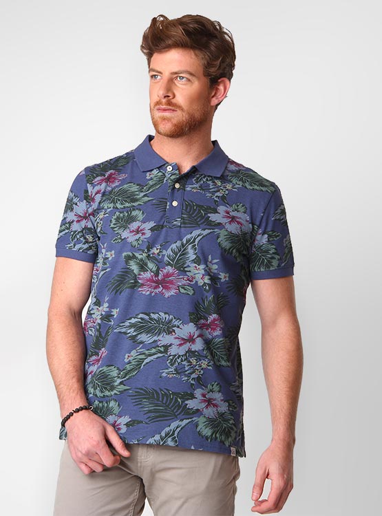 POLERA PIQUE PRINT REGATTA - 2