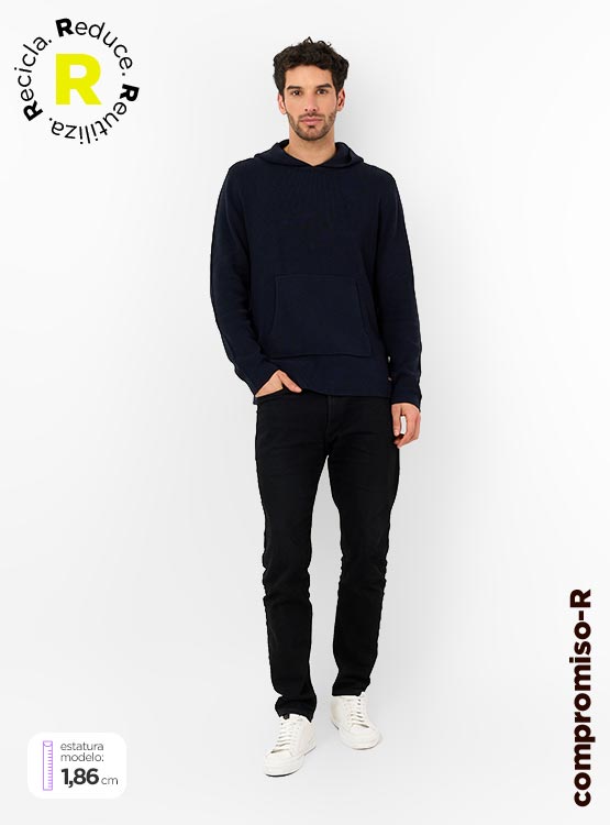 SWEATER REGATTA CON CAPUCHA - 1