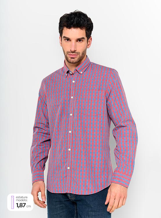 Camisa de manga larga Keani en negro arrugado