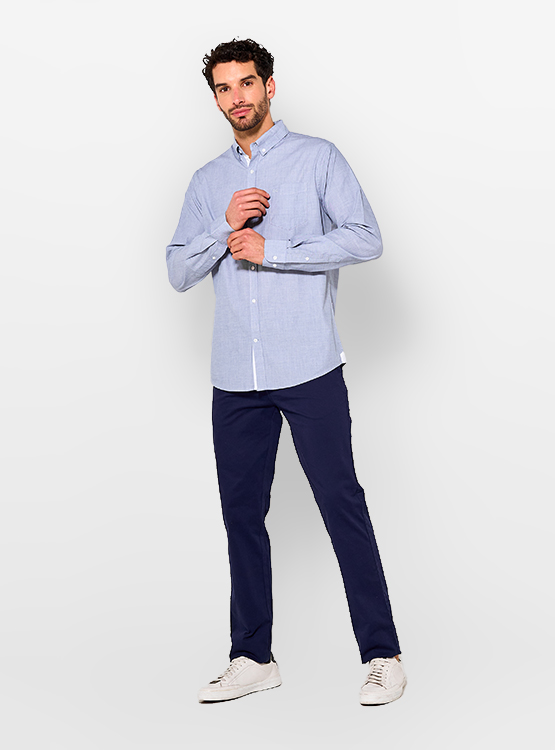 CAMISA MANGA LARGA ALGODÓN HOMBRE REGATTA FILLY - 4