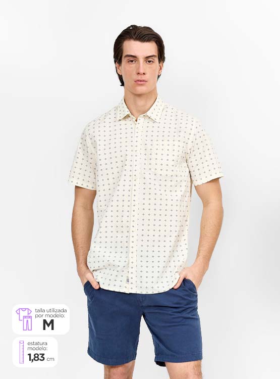 CAMISA REGATTA MANGA CORTA ANDORRA - 1