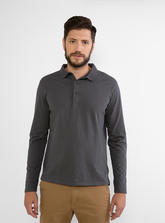 POLERA MANGA LARGA CACHAREL CUELLO POLO - 2