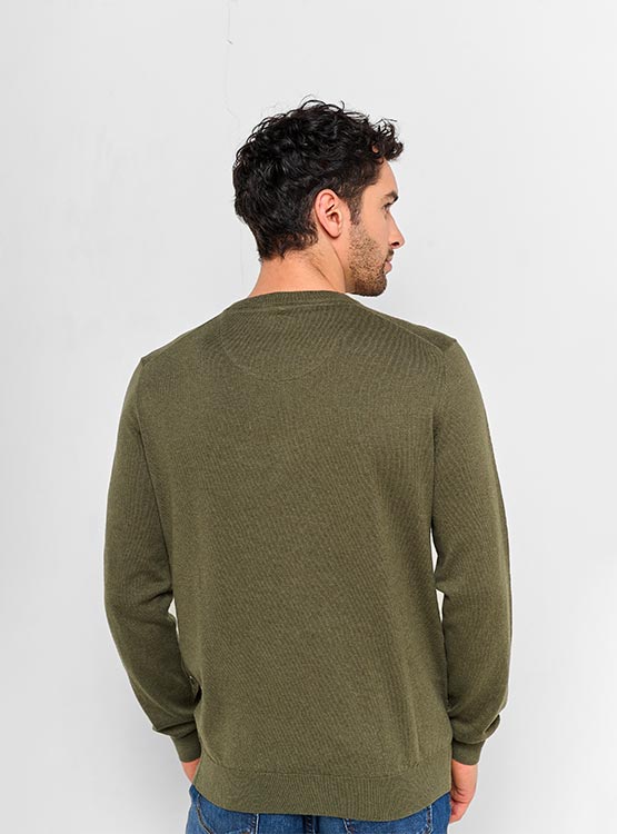 SWEATER CACHAREL CUELLO EN V - 2
