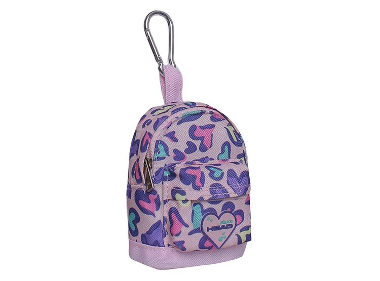 MOCHILA ESCOLAR HEAD MINI ANIMAL CORAZON ROSADO - 1