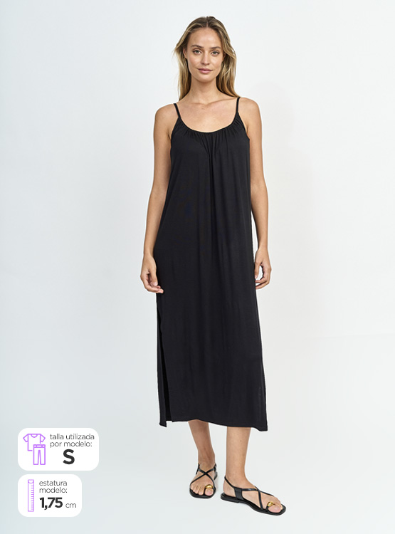 VESTIDO SFERA LISO - 1