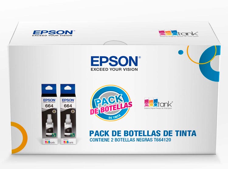 Ripley - PACK X2 TINTA EPSON T664