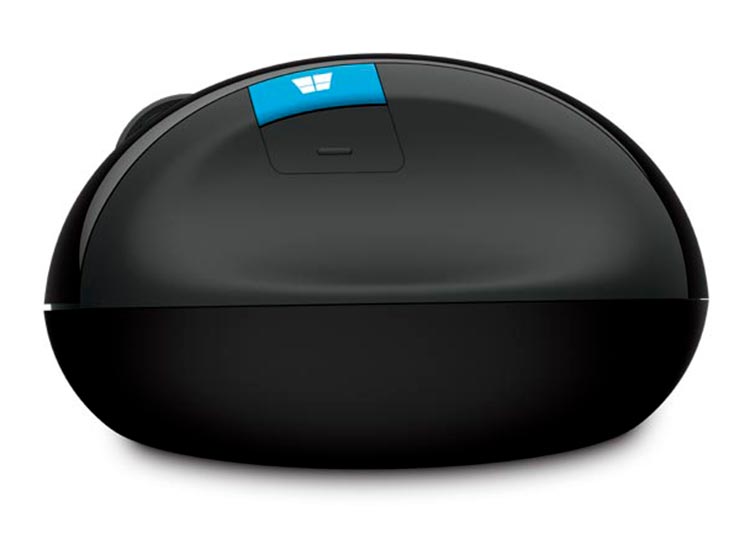 thumbnail image 2 of Microsoft Sculpt Ergonomic Wireless Mouse - Blue Shadow - Comfort Design 2 of 4