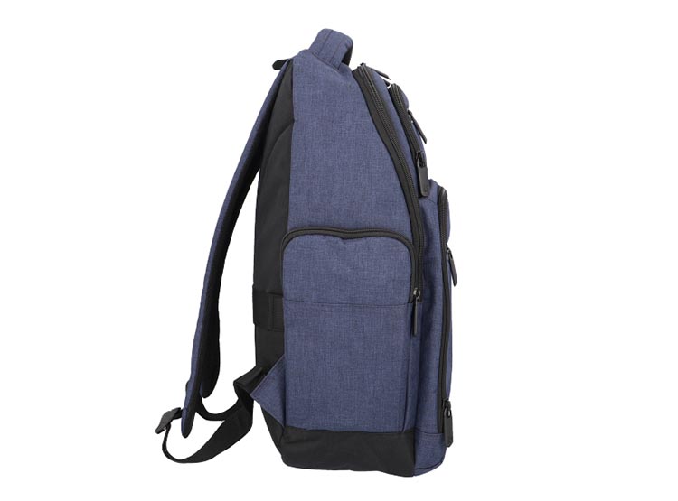 MOCHILA BANKER 802 AZUL MELANGE SAXOLINE - 4