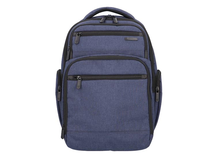 MOCHILA BANKER 802 AZUL MELANGE SAXOLINE - 1