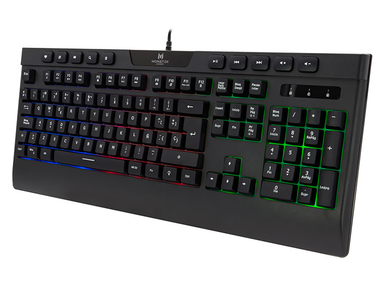 TECLADO GAMER MONSTER GAMES INCEPTION - 3