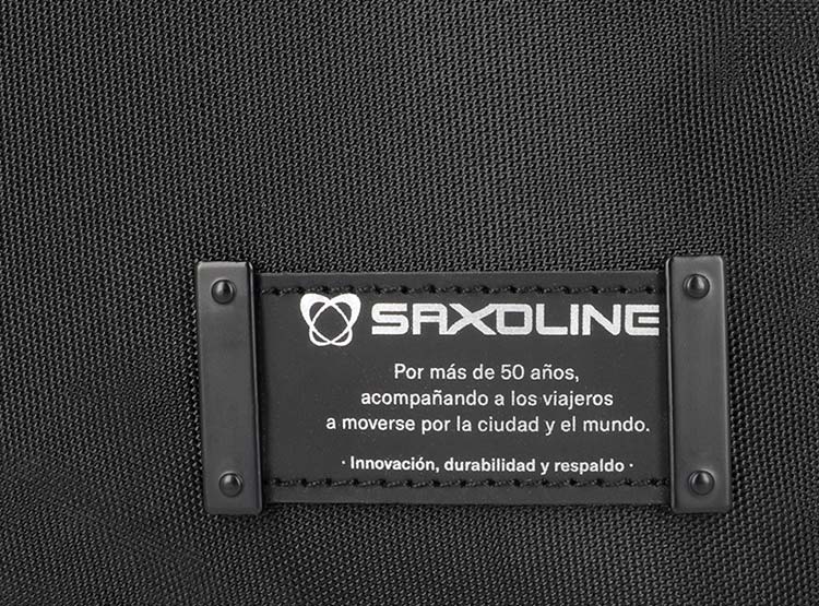MOCHILA NOTEBOOK SAXOLINE CITY 3SX NEGRA M 17" - 9