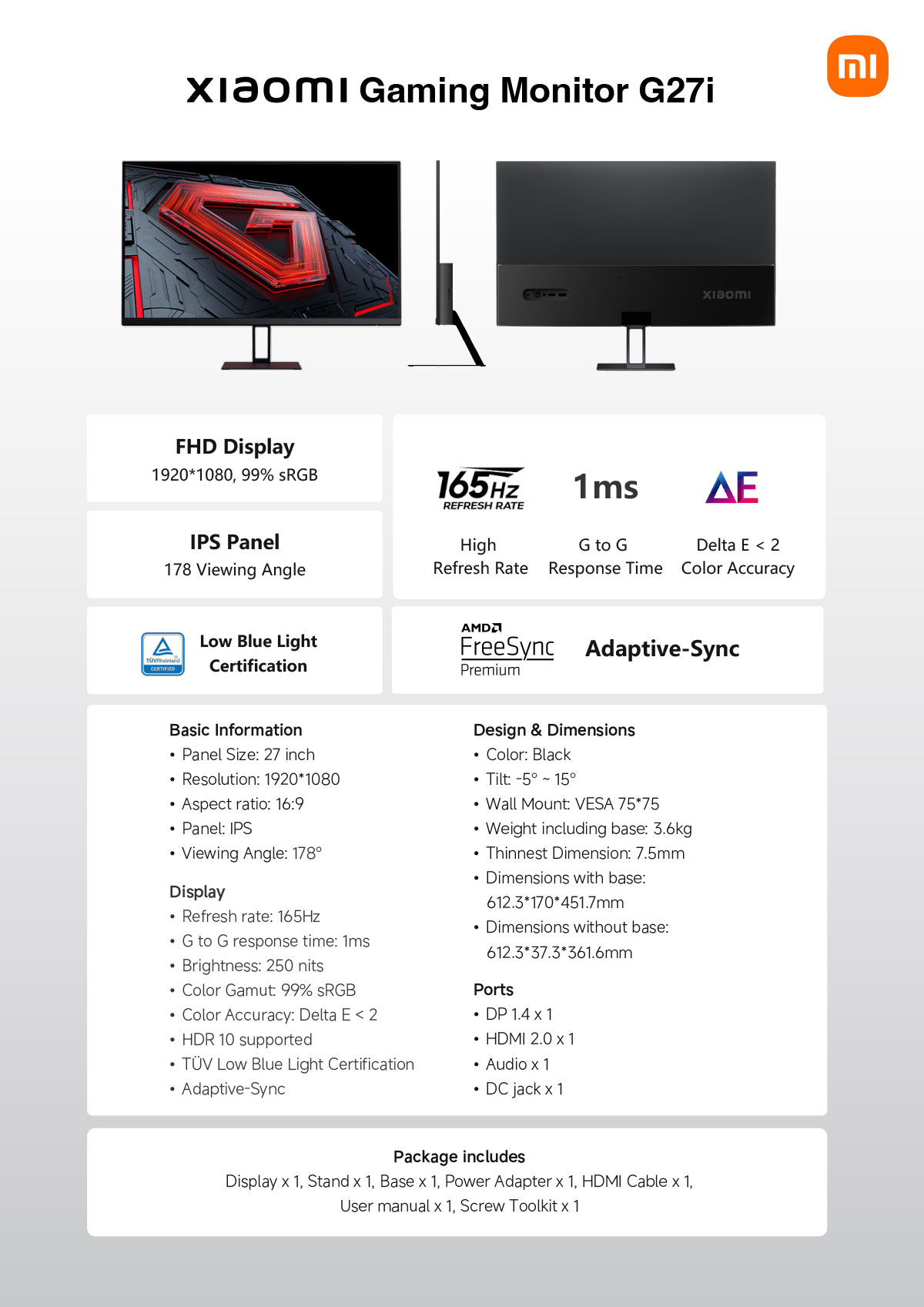 MONITOR XIAOMI