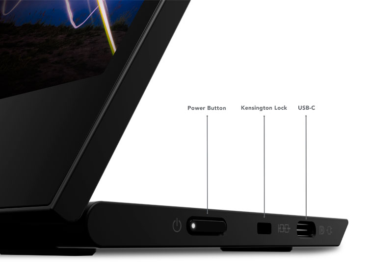 MONITOR LCD IPS LENOVO 15.6" THINKVISION M15 FULL HD - 5