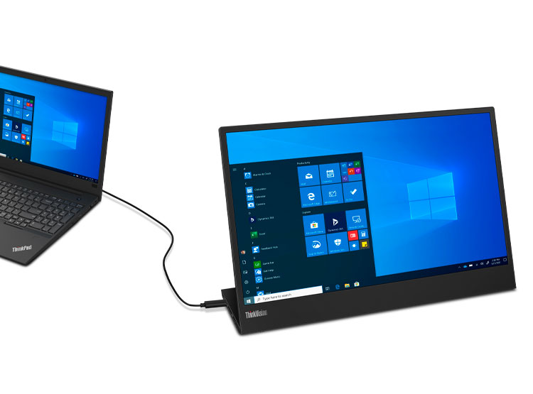MONITOR LCD IPS LENOVO 15.6" THINKVISION M15 FULL HD - 7