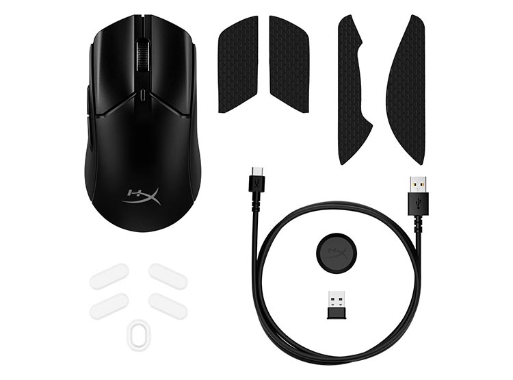 MOUSE INALÁMBRICO HYPERX PULSEFIRE HASTE 2 BK - 8