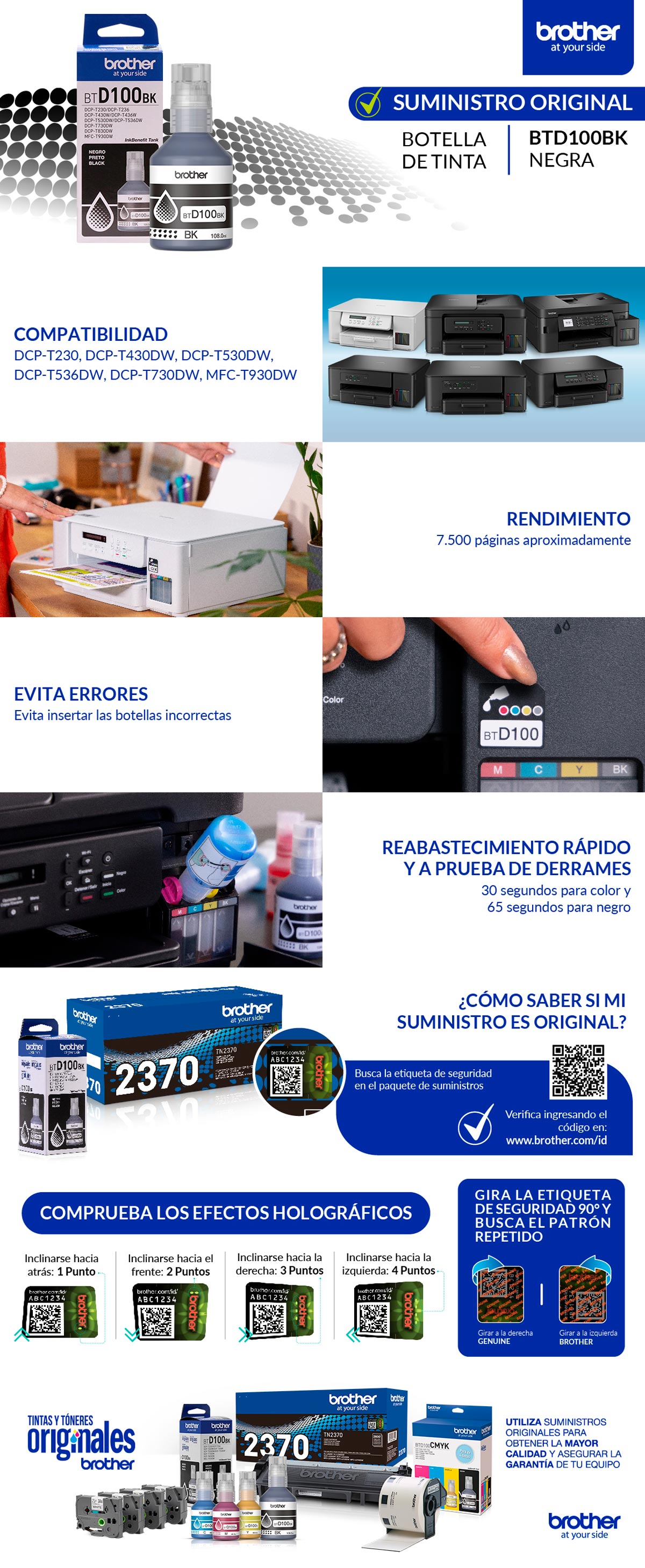 TINTA PARA IMPRESORA BROTHER