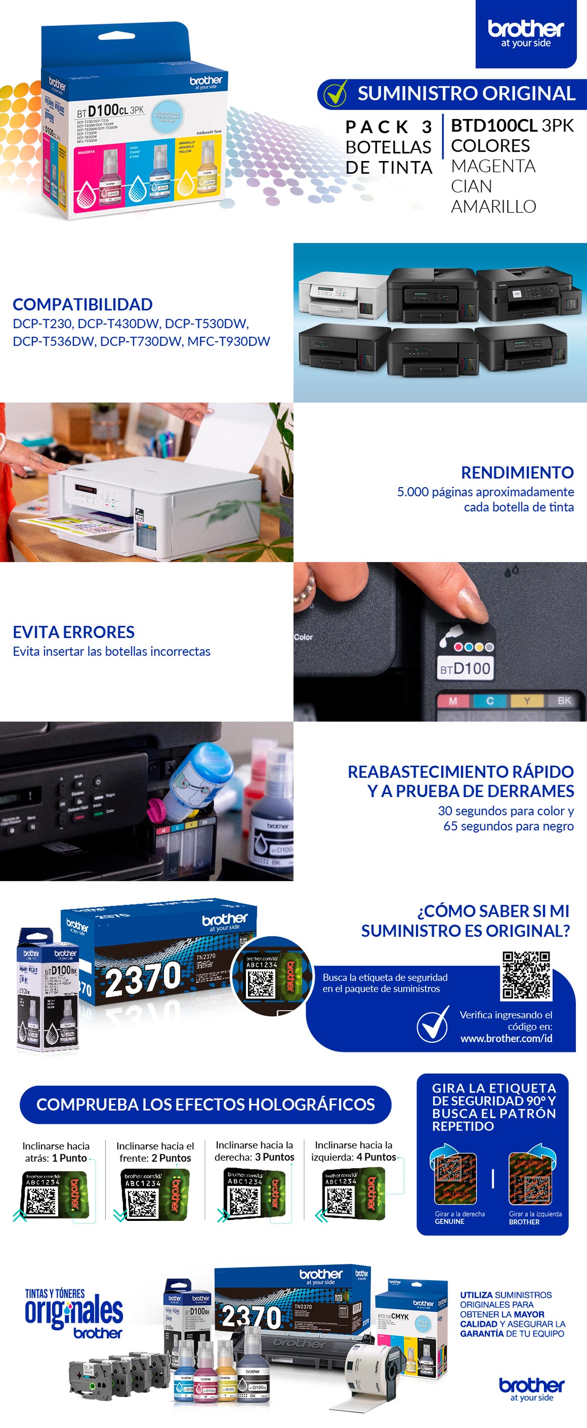 TINTA PARA IMPRESORA BROTHER