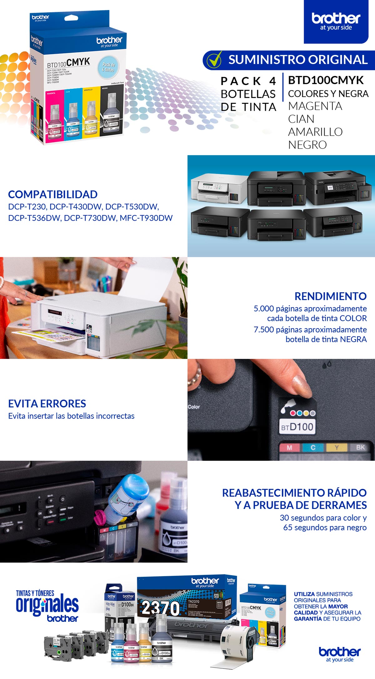 TINTA PARA IMPRESORA BROTHER