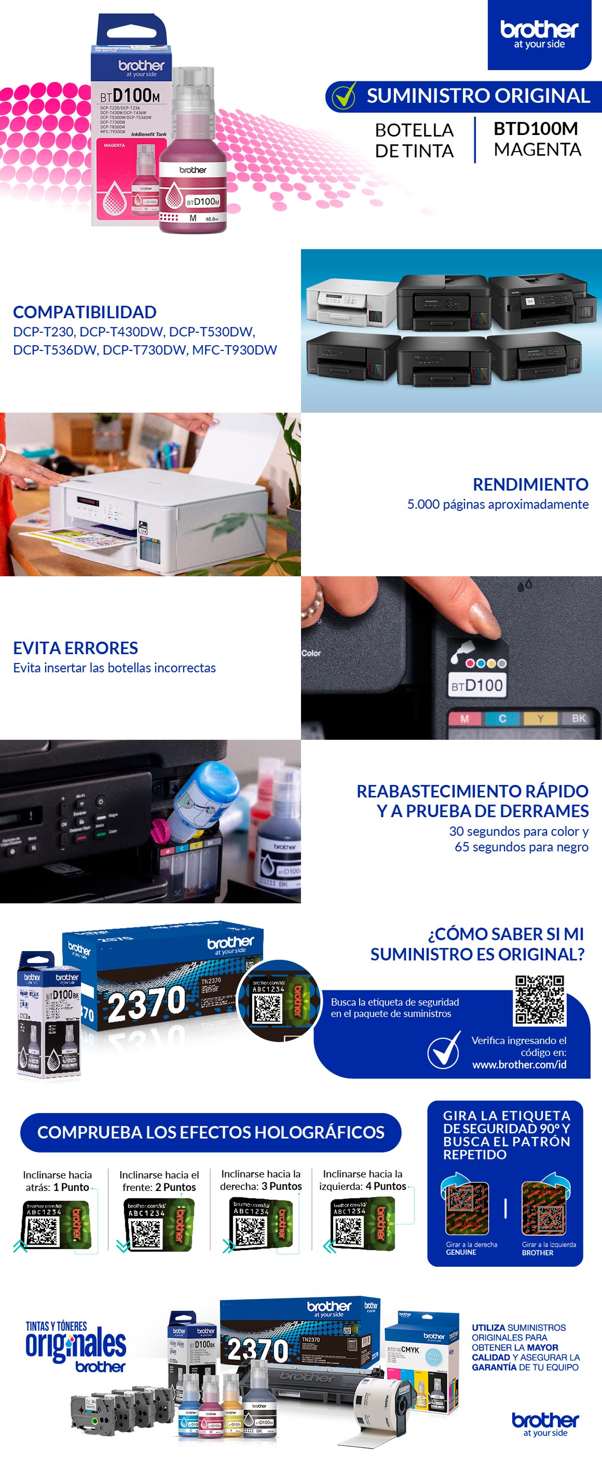 TINTA PARA IMPRESORA BROTHER