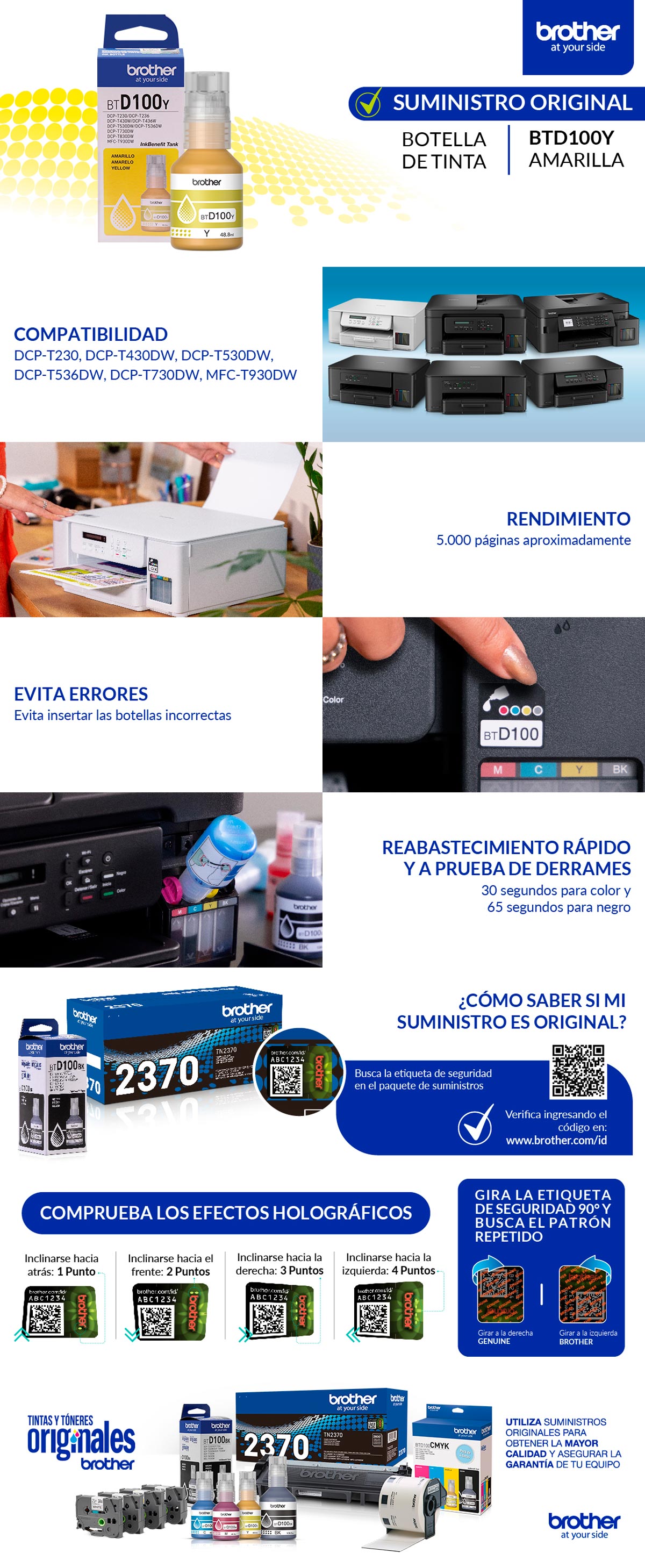TINTA PARA IMPRESORA BROTHER
