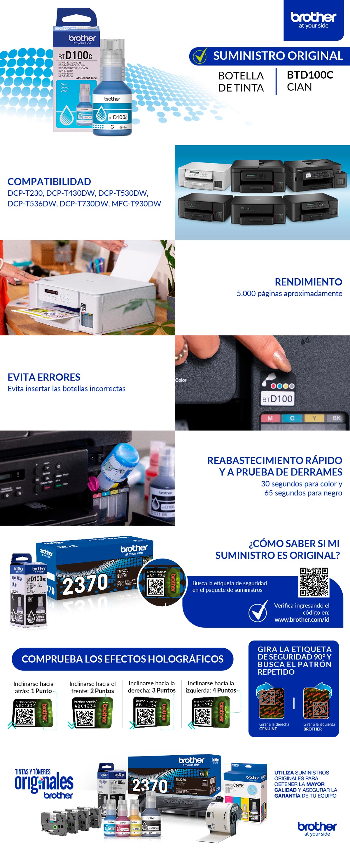 TINTA PARA IMPRESORA BROTHER