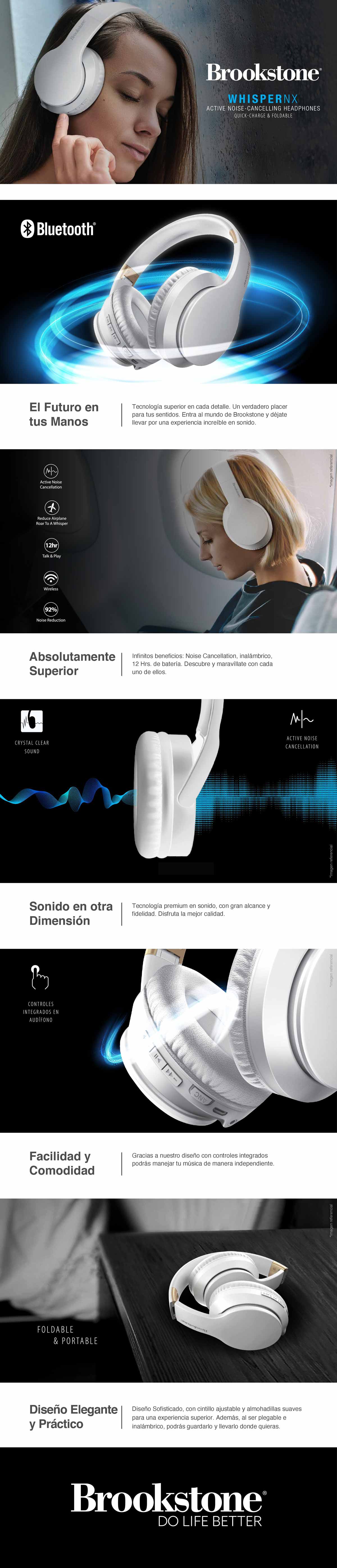 AUDIFONOS BROOKSTONE ANC BSNCH101WH