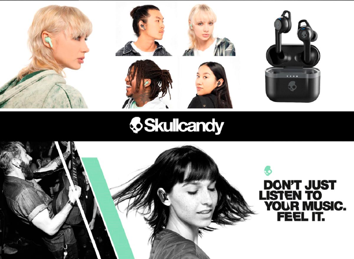 AUDIFONO BT SKULLCANDY INDY EVO BLACK
