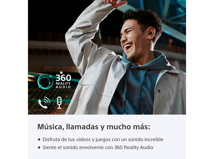 AUDÍFONOS SONY LINKBUDS S WFLS900N NEGRO - 4