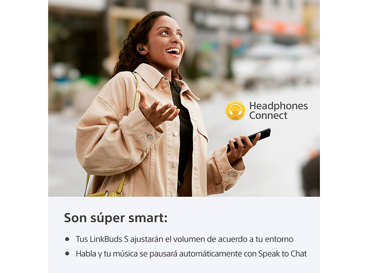 AUDÍFONOS SONY LINKBUDS S WFLS900N NEGRO - 5