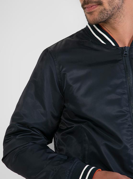 Ripley - CHAQUETA ROBERT LEWIS BOMBER MANGA LARGA