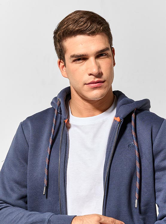 POLERÓN ROBERT LEWIS FULL ZIPPER LISO - 3