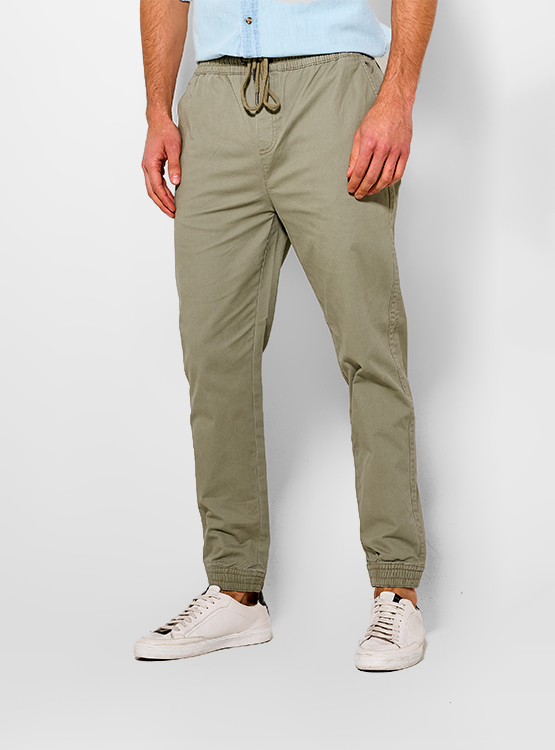 PANTALÓN HOMBRE ROBERT LEWIS JOGGER TWILL - 2