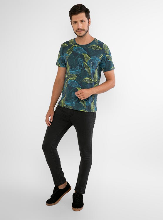 POLERA CLOUDBREAK PRINT MANGA CORTA - 1
