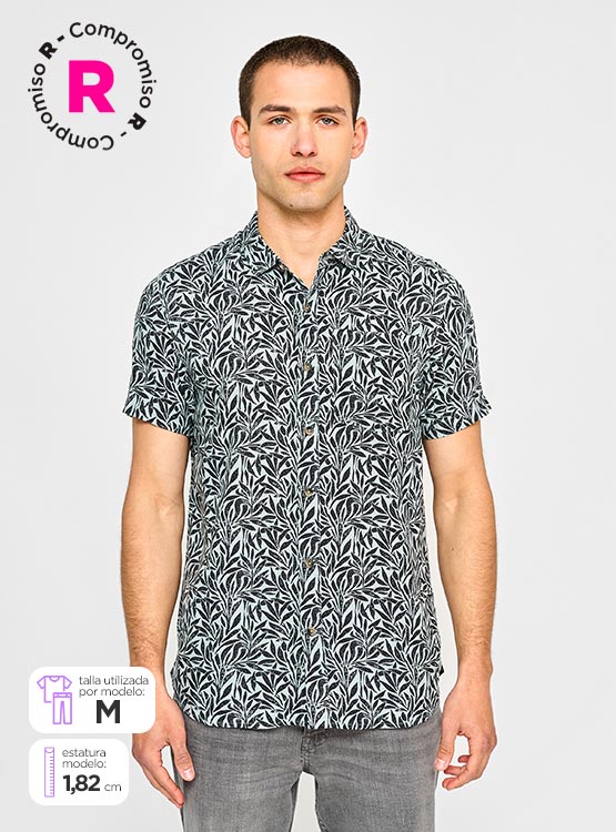 CAMISA MANGA CORTA HOMBRE CLOUDBREAK PRINT - 1