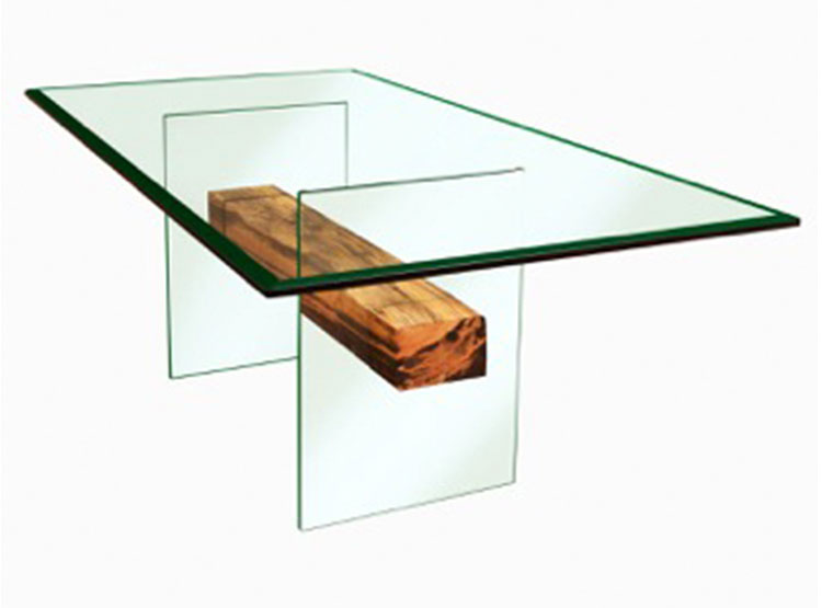 MESA DE COMEDOR RIPLEY HOME VIGA ROBLE MADERA 200 X 100 CM - 1