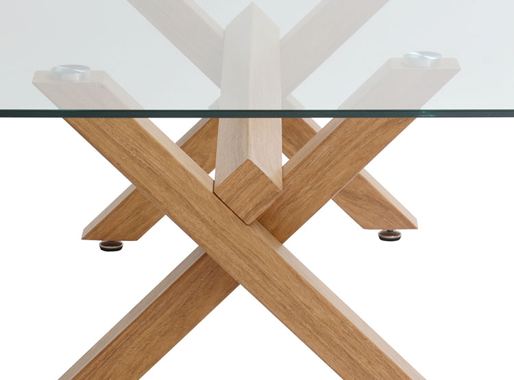 MESA DE CENTRO SPAZZIO CROSS NATURAL TUB - 3