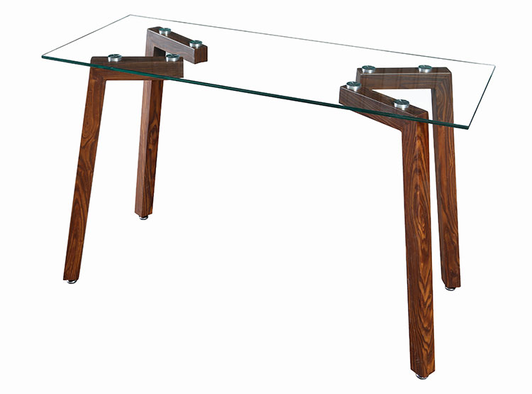 MESA DE ARRIMO SPAZZIO JOCKEY NOGAL - 2