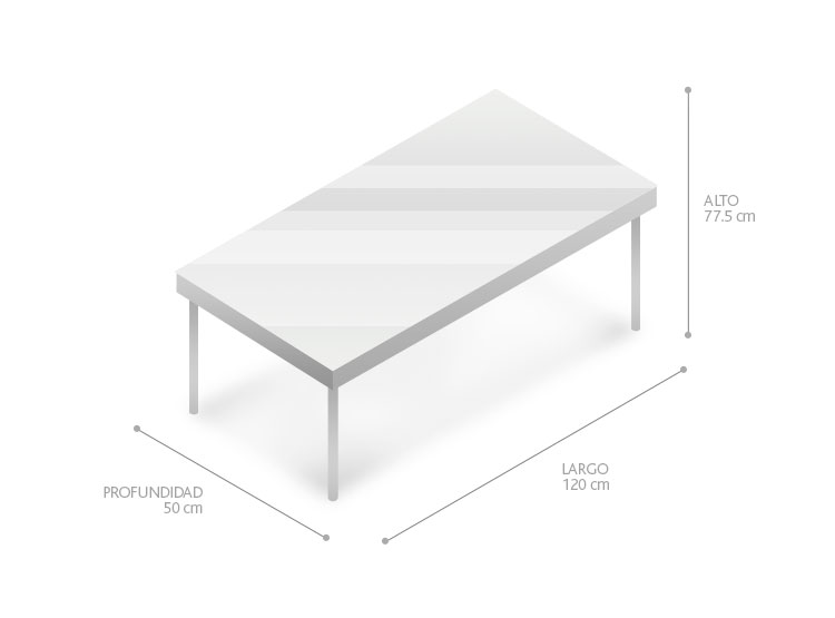 MESA DE ARRIMO SPAZZIO JOCKEY NOGAL - 4