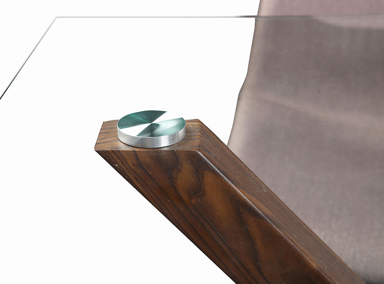 JUEGO DE COMEDOR ZIYAZ CROSS NATURAL CANELA 6S - 2